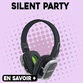 silent party logo silent party logo