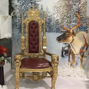 location trône père Noël pays basque