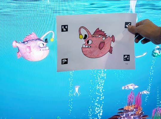 coloriage magique poisson animation coloriage animé