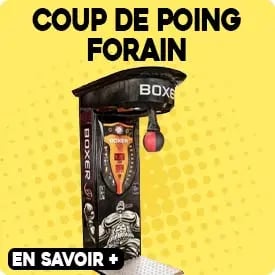 coup de poing forain location machine e coup de poing forain