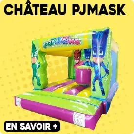 Château PJMASK location château gonflable PJMASK