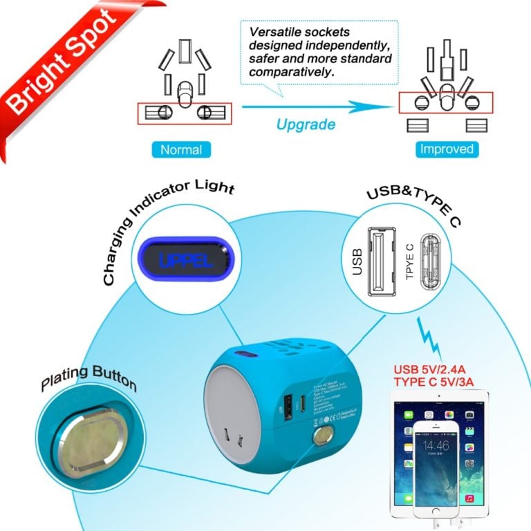Universal Travel Adapter for over 150 Country - Image 4
