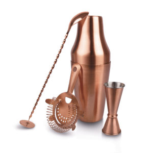 4 Pc Bar Set Copper Coated 4 Pc Bar Set Copper Coated