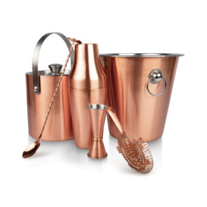6 Pc Bar Set Copper Coated