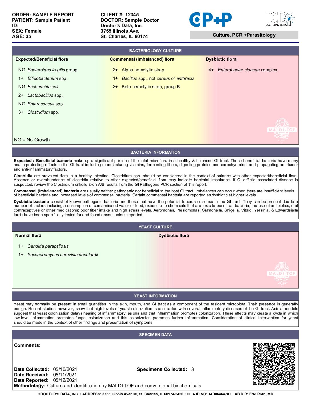 CPP (Culture, Parasitology, and PCR) Stool Test - Image 2