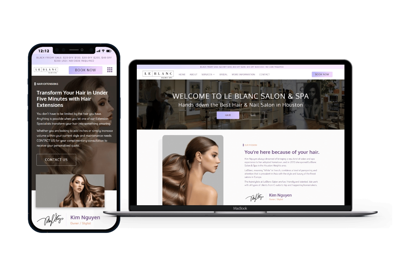 Website Design Services 9 salon copy