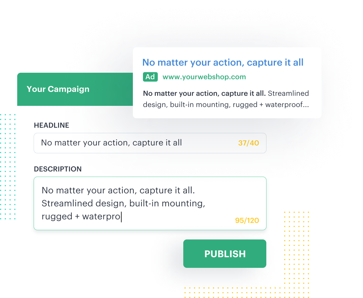 Advertisement 1 ads google