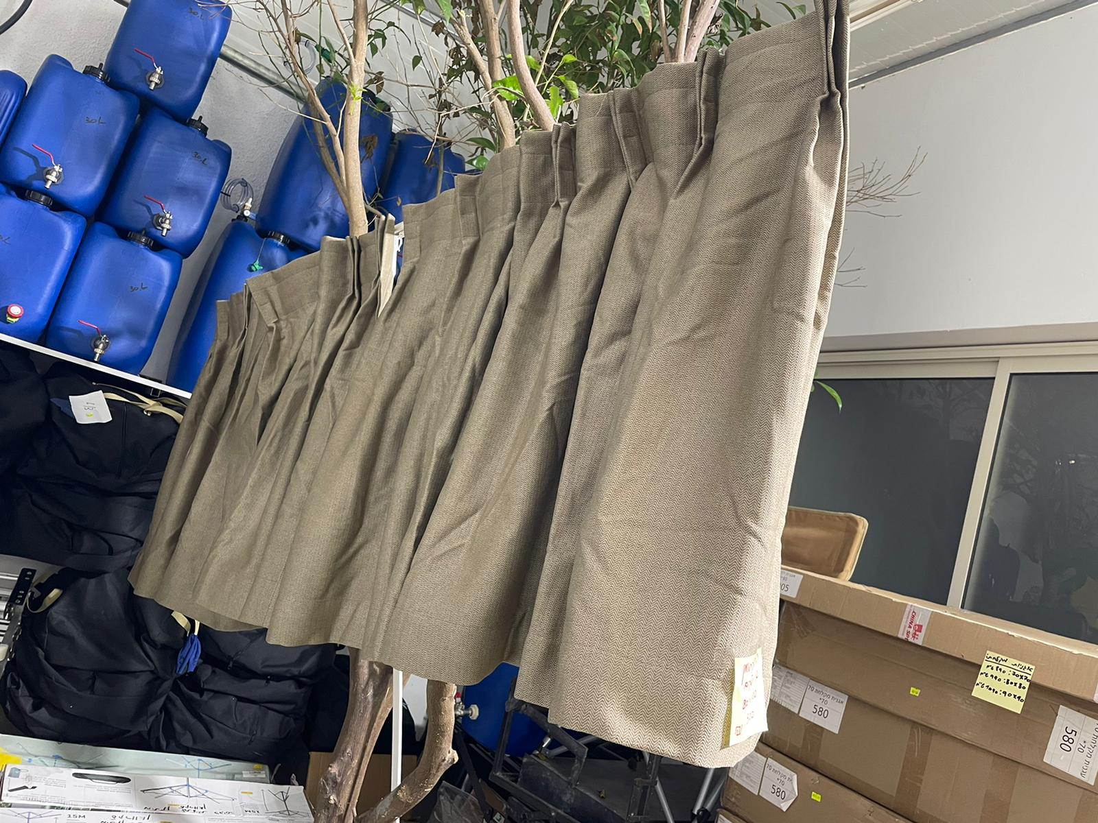 ⁦וילון מעוצב לקרוואן 2 חלקים⁩ &ndash; תמונה ⁦2⁩