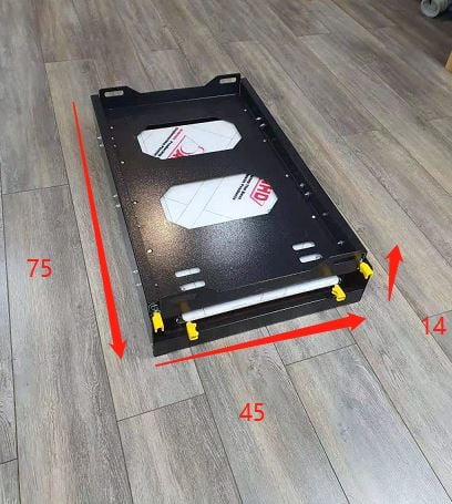 מגירה נשלפת לאחסון מקרר לקרוואן/רכב