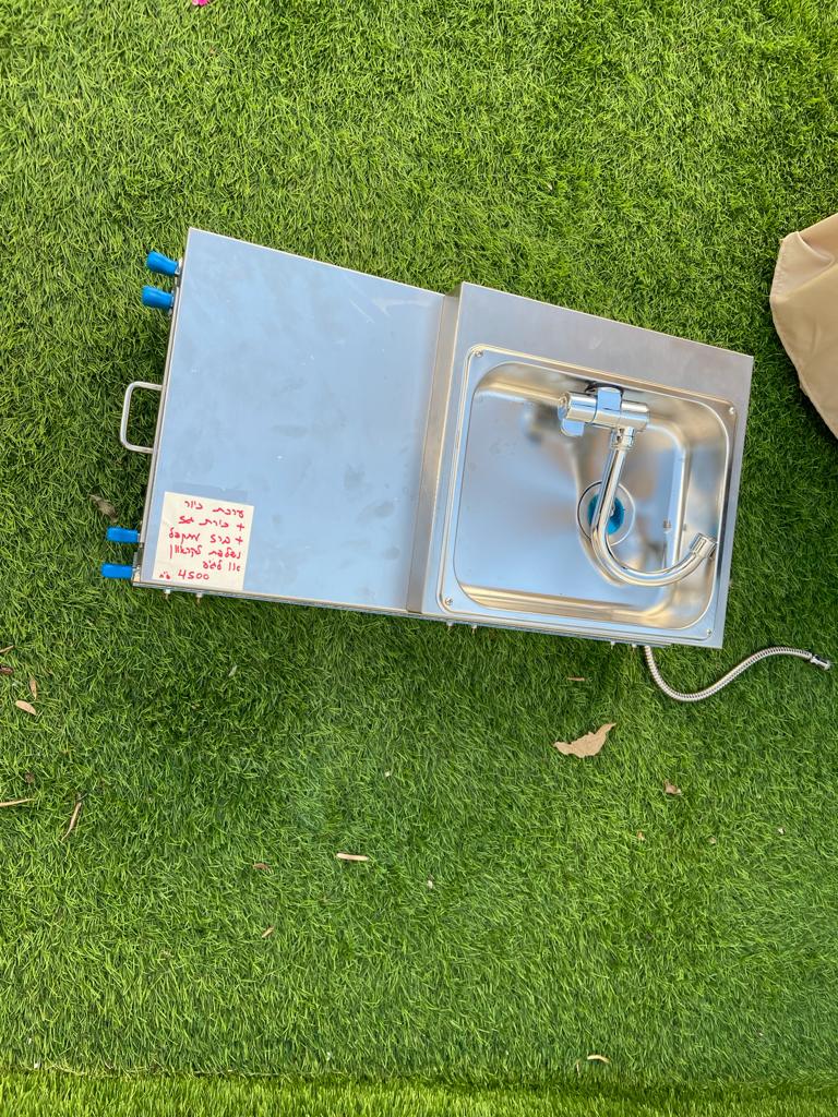 ⁦מגירה נשלפת כולל כיור וברז מתקפל כולל כירת גז⁩ – תמונה ⁦5⁩