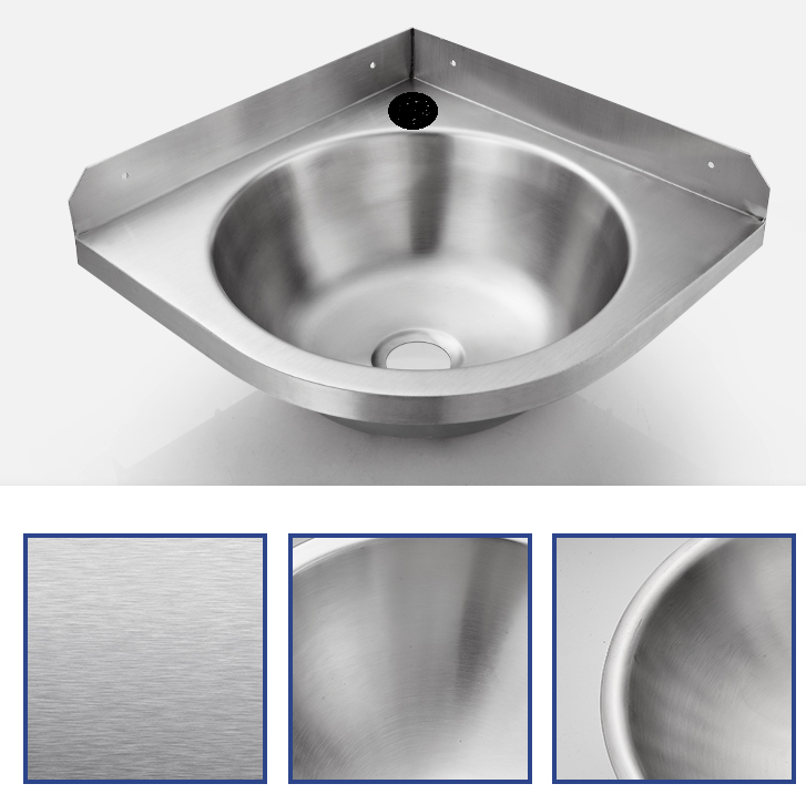 ⁦כיור פינתי נירוסטה⁩ – תמונה ⁦2⁩