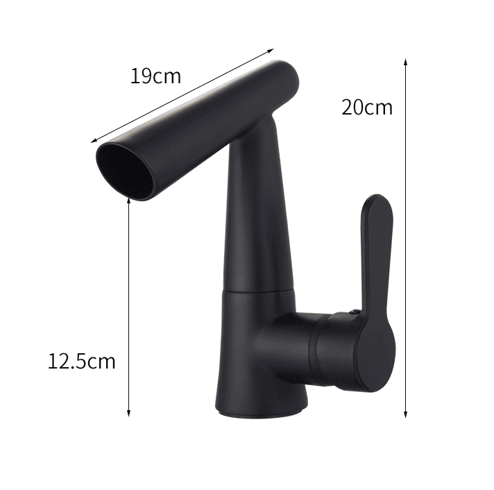 ⁦ברז מפל שחור⁩ – תמונה ⁦2⁩