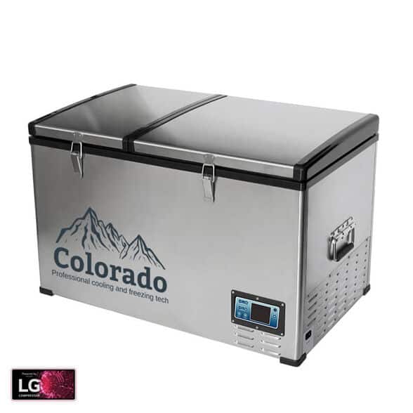 מקרר לרכב - 80L - נירוסטה - 2 תאים - CMP80 - Colorado