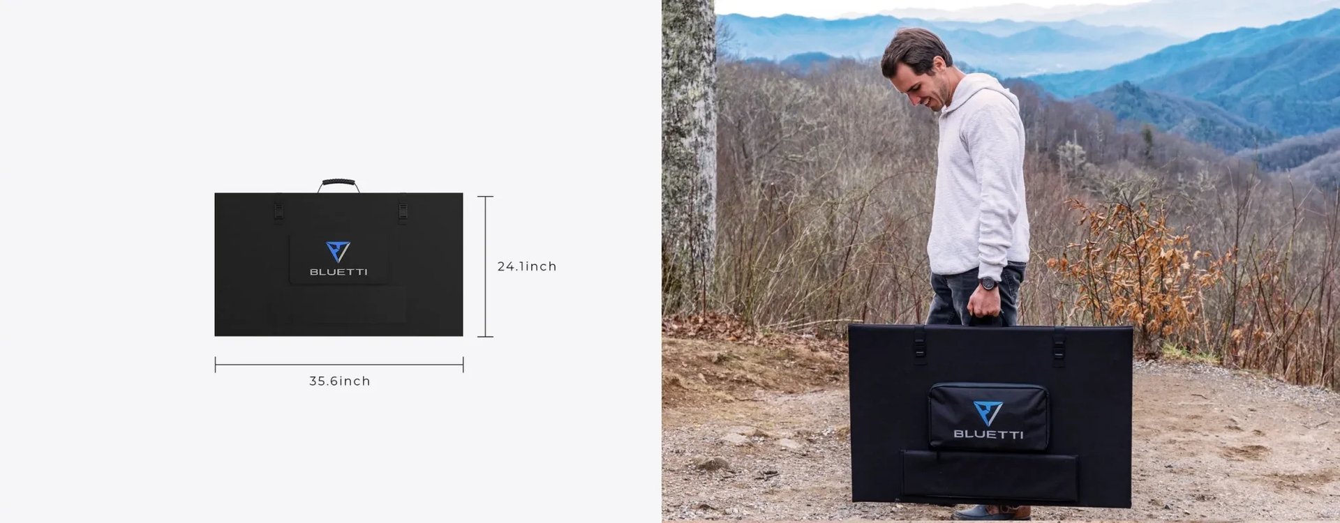פאנל סולארי מתקפל BLUETTI PV350 – תמונה 3