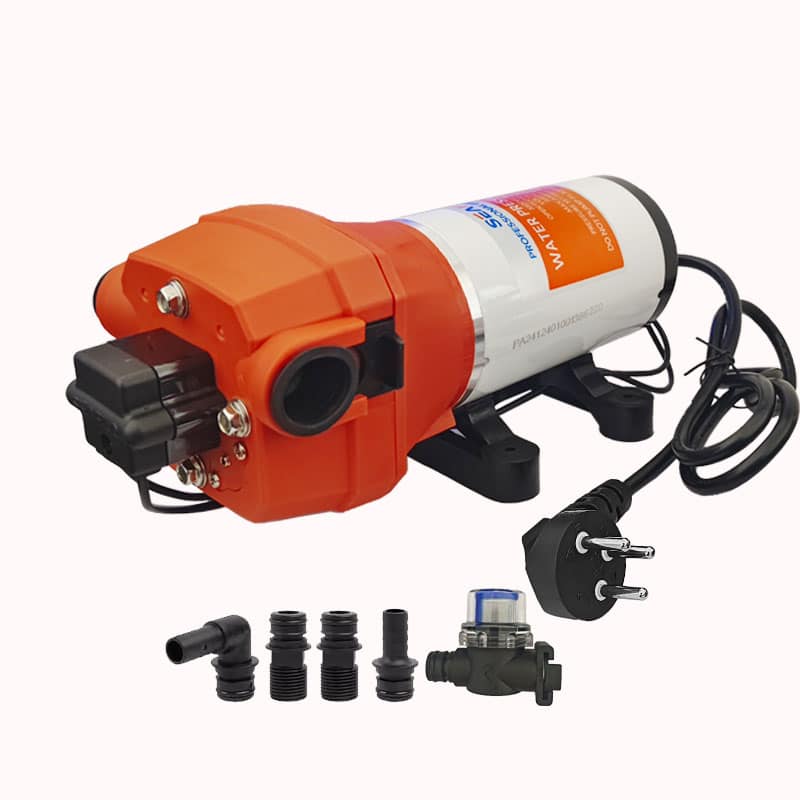 משאבת מים חיצונית 220V 17LPM SEAFLO