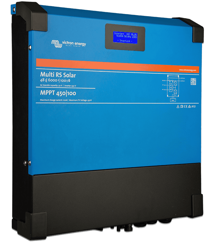 ממיר מתח 48V/6000W כולל בקר טעינה 100/450 - VICTRON Multi RS