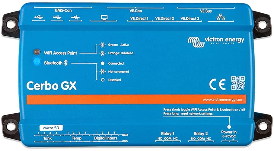 קופסת תקשורת - VICTRON cerbo GX