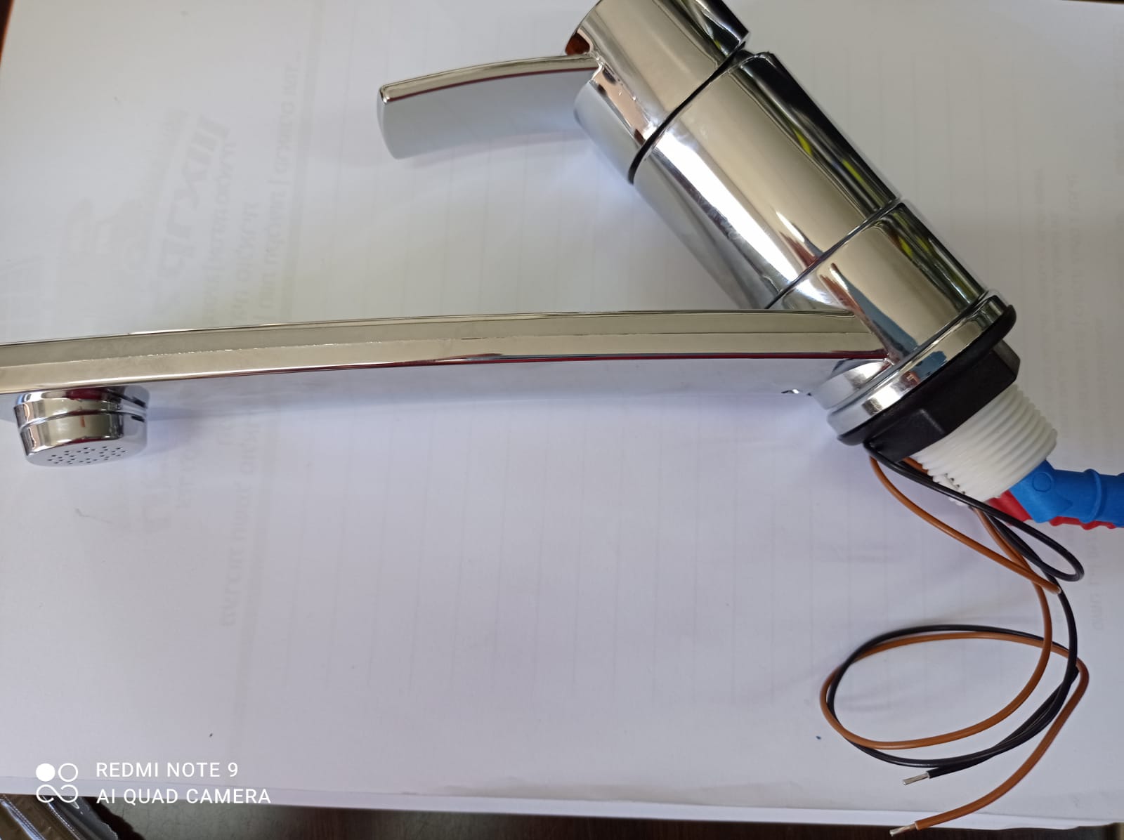 ברז מים חשמלי לקרוואן