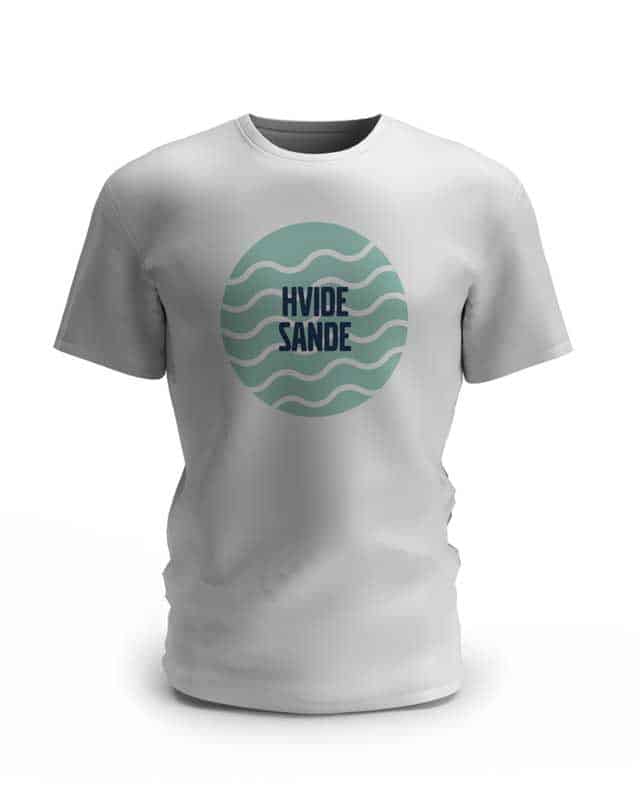 Hvide Sande Tee - Green Wave