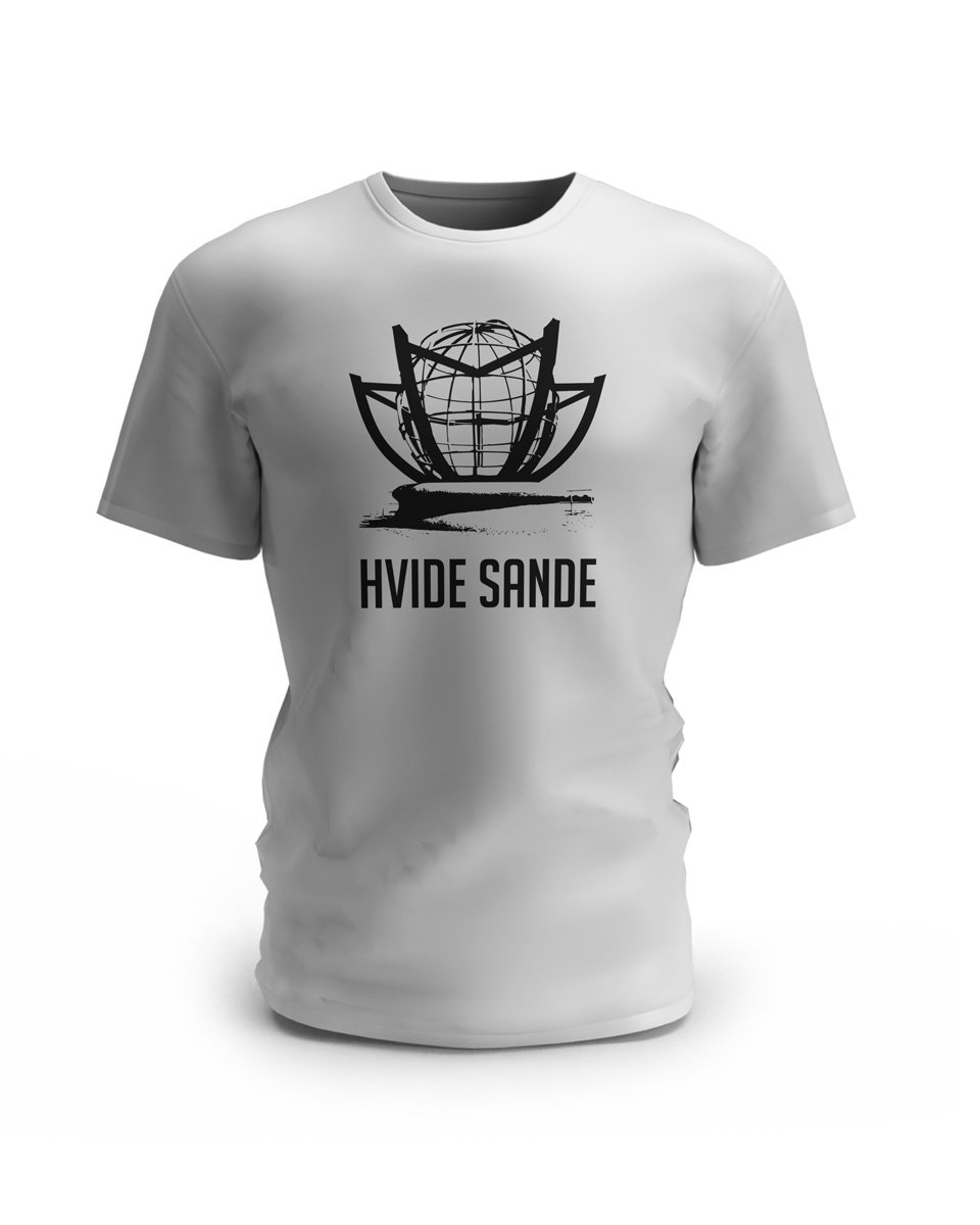Hvide Sande Tshirt - De syv Verdenshjørner, hvid