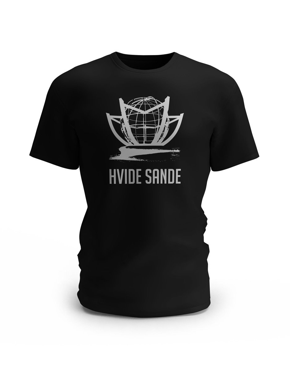 Hvide Sande Tshirt - De syv Verdenshjørner, sort