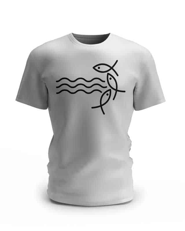 Hvide Sande Tee - Wave Fish