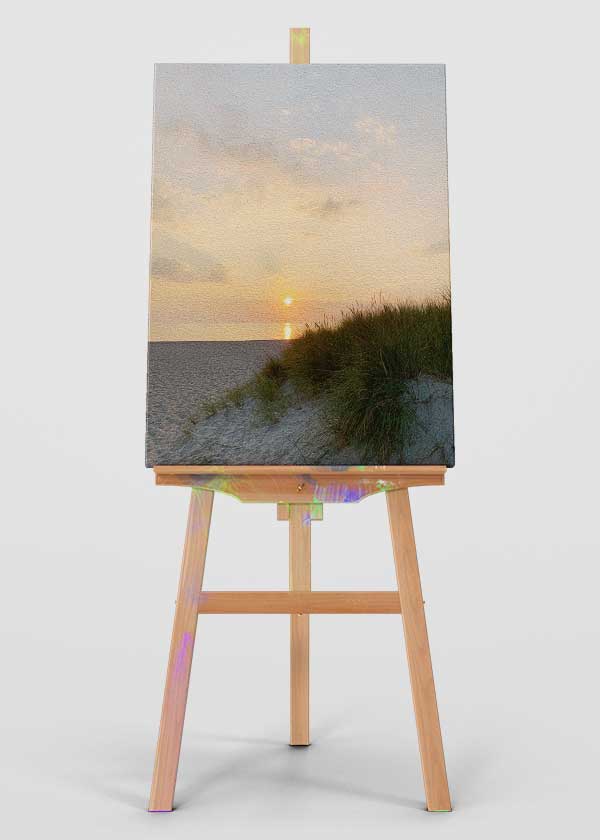 MyHvideSande - Canvas Print