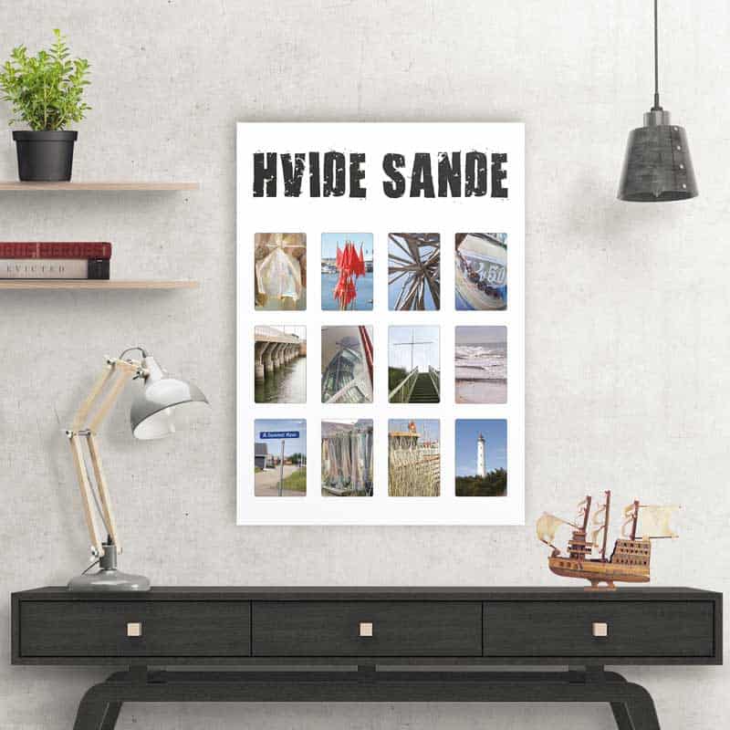 Hvide Sande Collage C122, foto billede