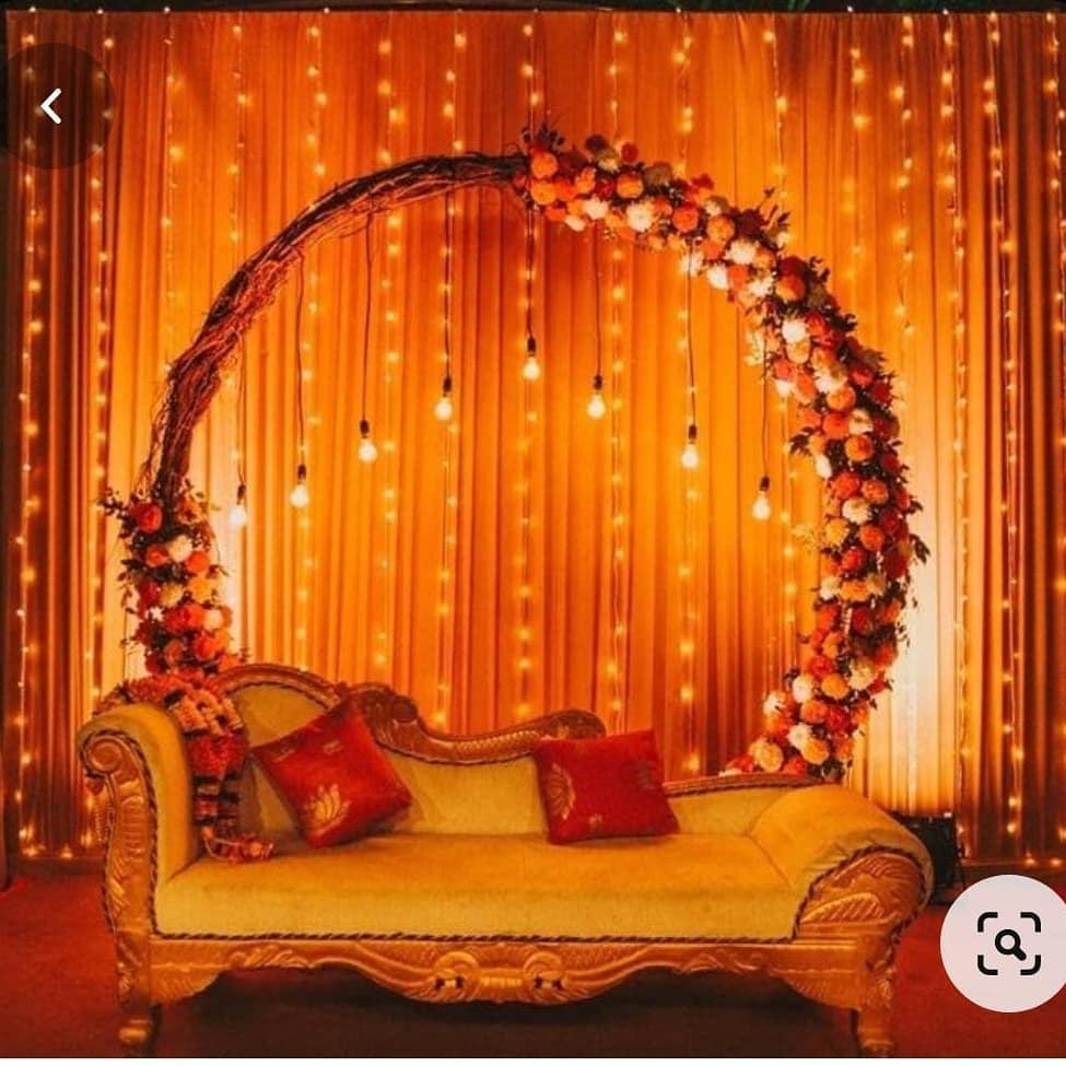wedding stage decoration mymandap