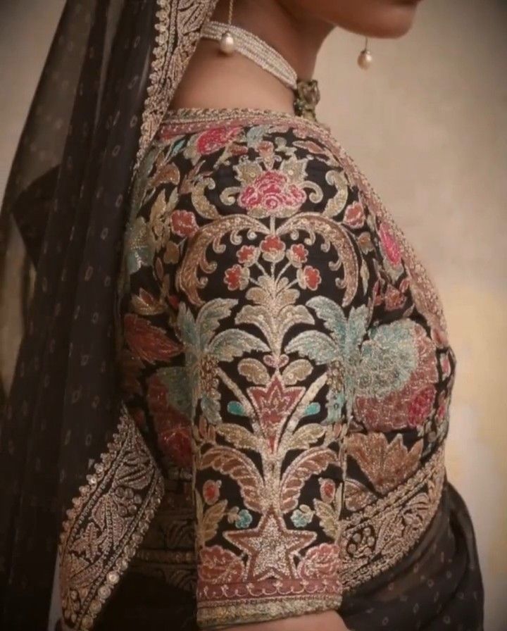 Top 12 Latest and Trendy Wedding Blouse Embroidery Designs Top 12 Latest and Trendy Wedding Blouse Embroidery Designs