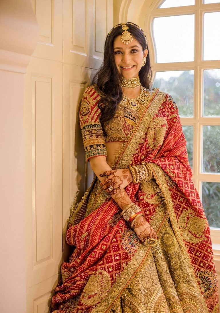 Pastel Zardozi Lehenga Choli Marwari Wedding Dress