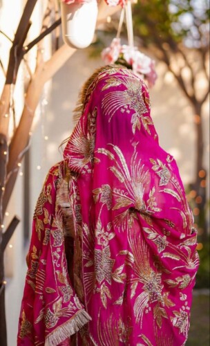 Bridal Dupatta Drape
