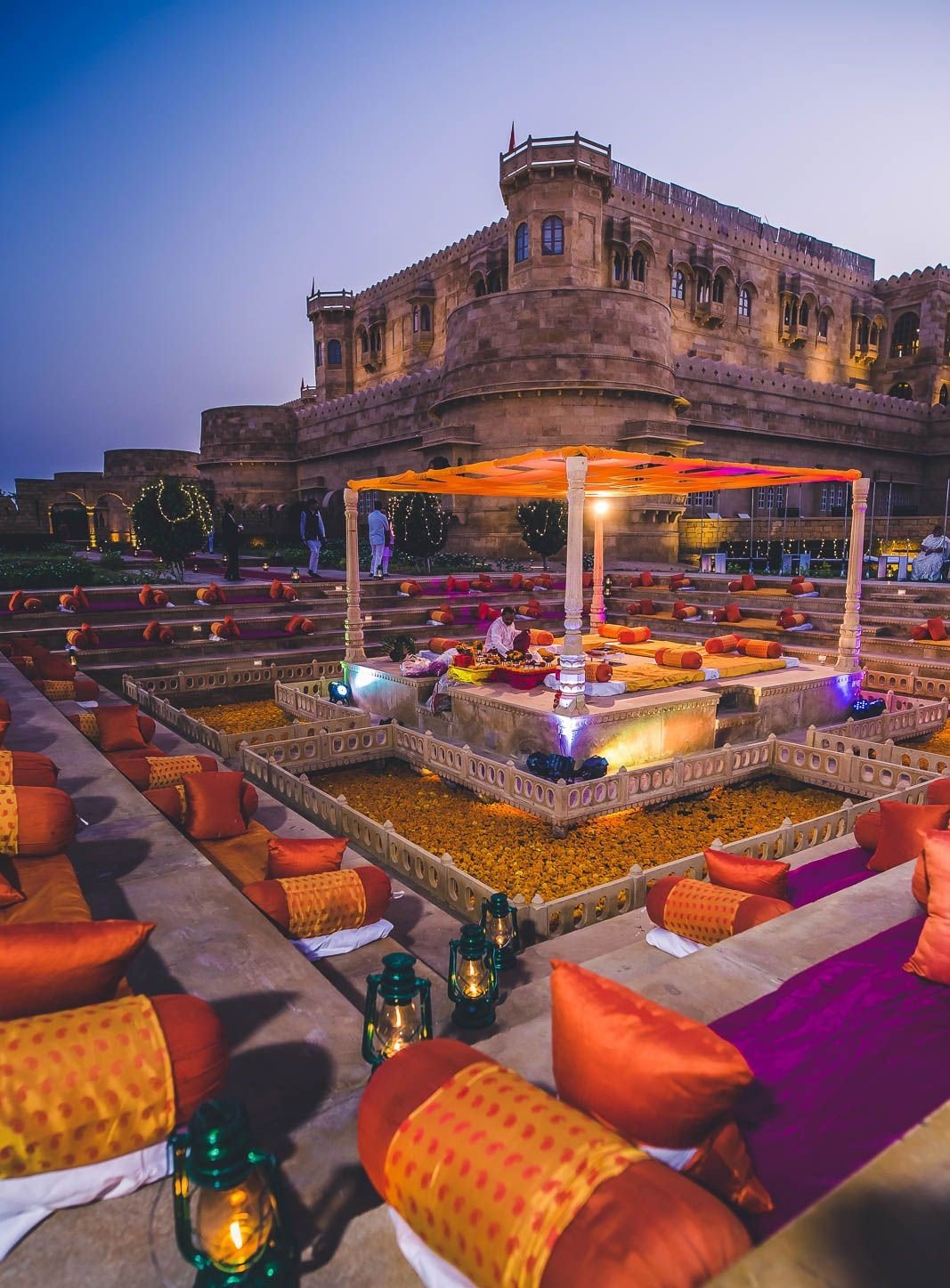 Destination Wedding ‘Hawa Mahal’ Decoration for Wedding Stage
