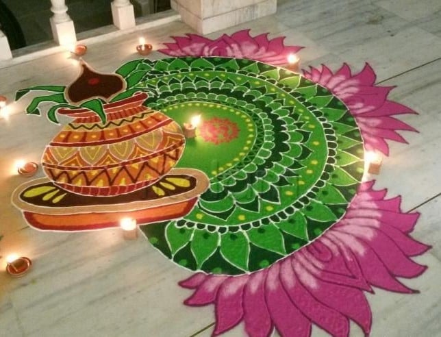 Kalash Rangoli