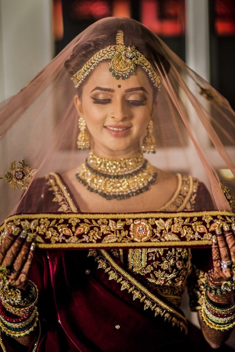 Gota Patti Indian Wedding Veil