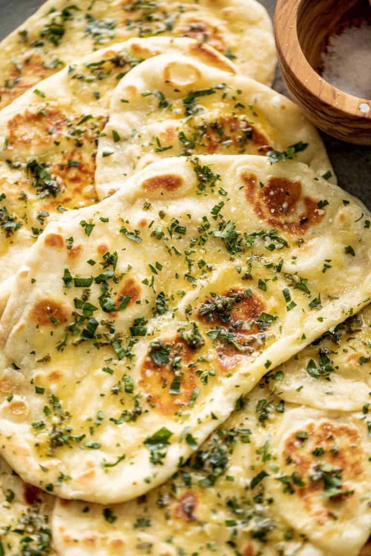 Garlic butter naan