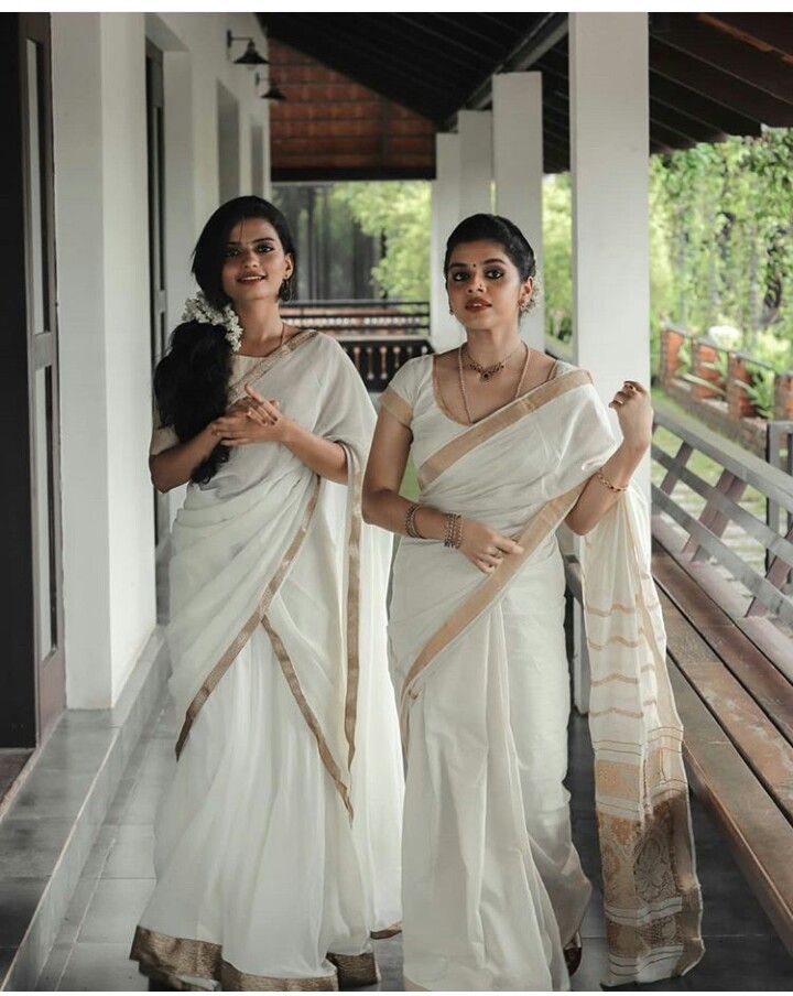 Christian Chikan Kerala Bridal Sarees