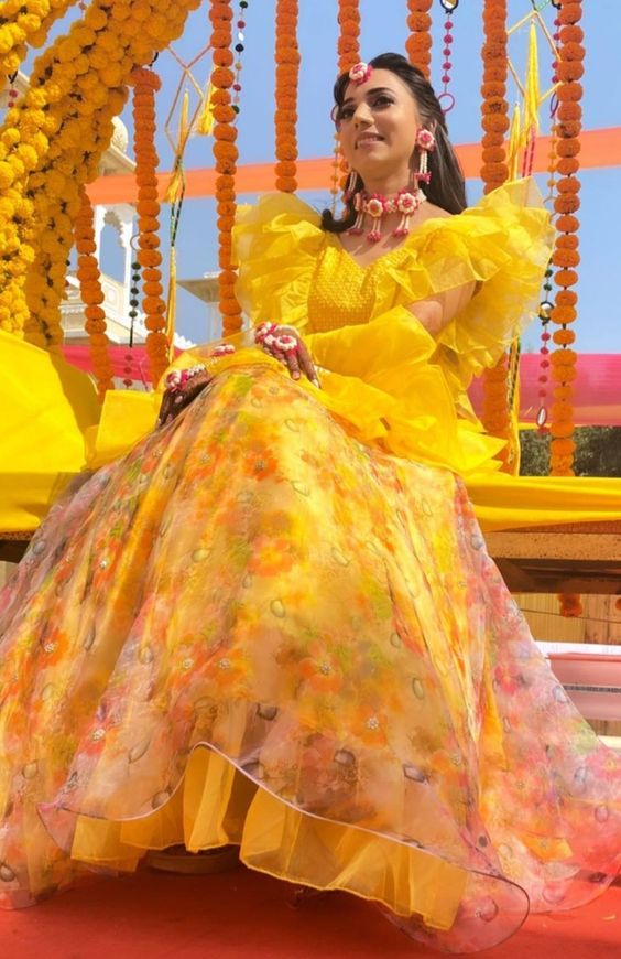 Top 15 Yellow Bridal Lehenga for your Haldi Ceremony