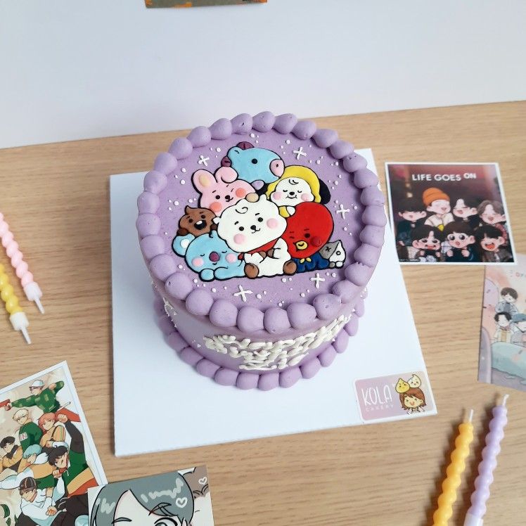 The Ice Cream BTS cake for Birthdays