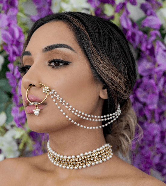 The Pearl Drop Bridal Nath Design