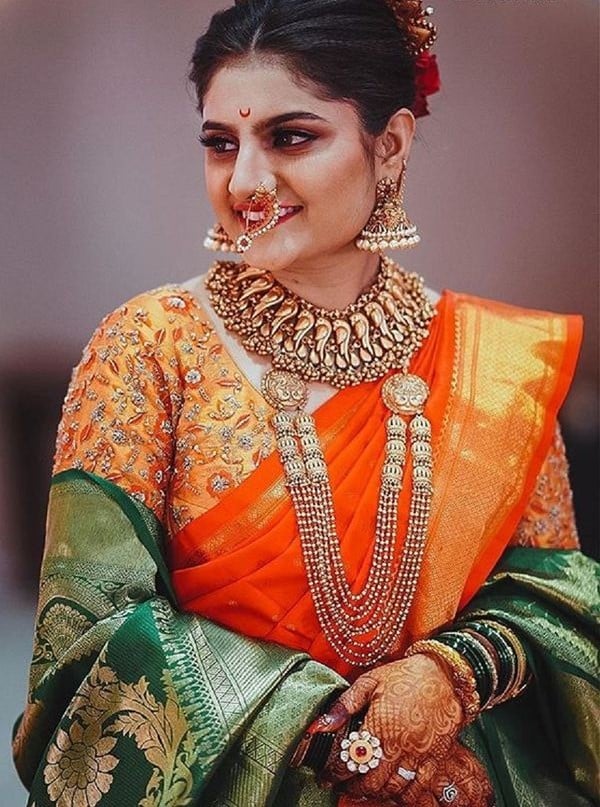 Solapuri Chaddar Marathi Wedding Shalu Sarees Online