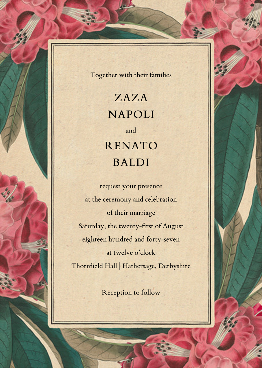 Royal Wedding Card Backgrounds in Multi-Colours