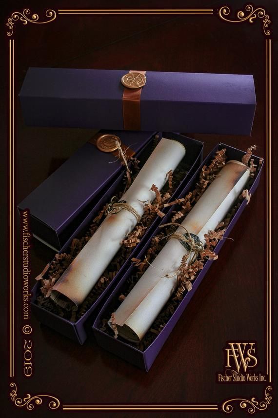 The Scroll Marriage Invitation Idea