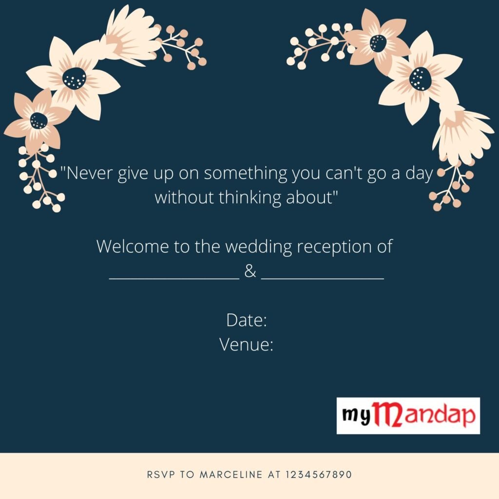 Romantic Wedding Invitation Quotes