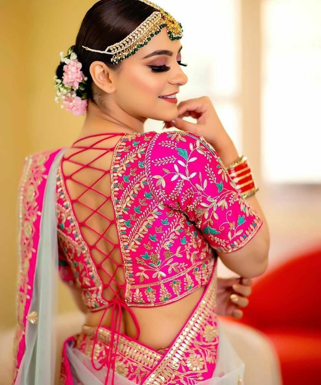 The Corsette Modern Blouse Back Design Idea