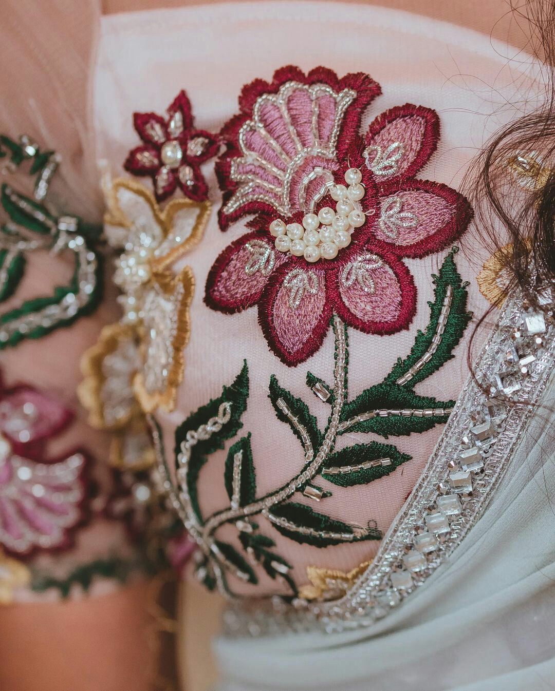The Thread Wedding Machine Embroidery Blouse Designs