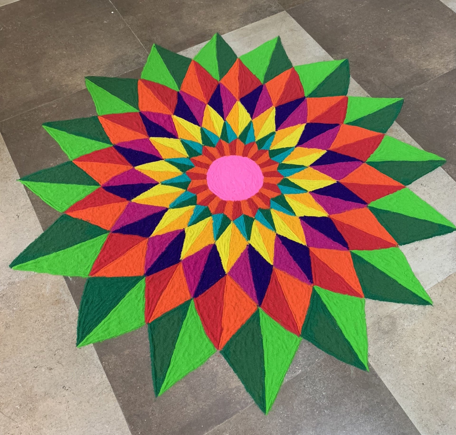 Geometric Rangoli Mandala Art Designs