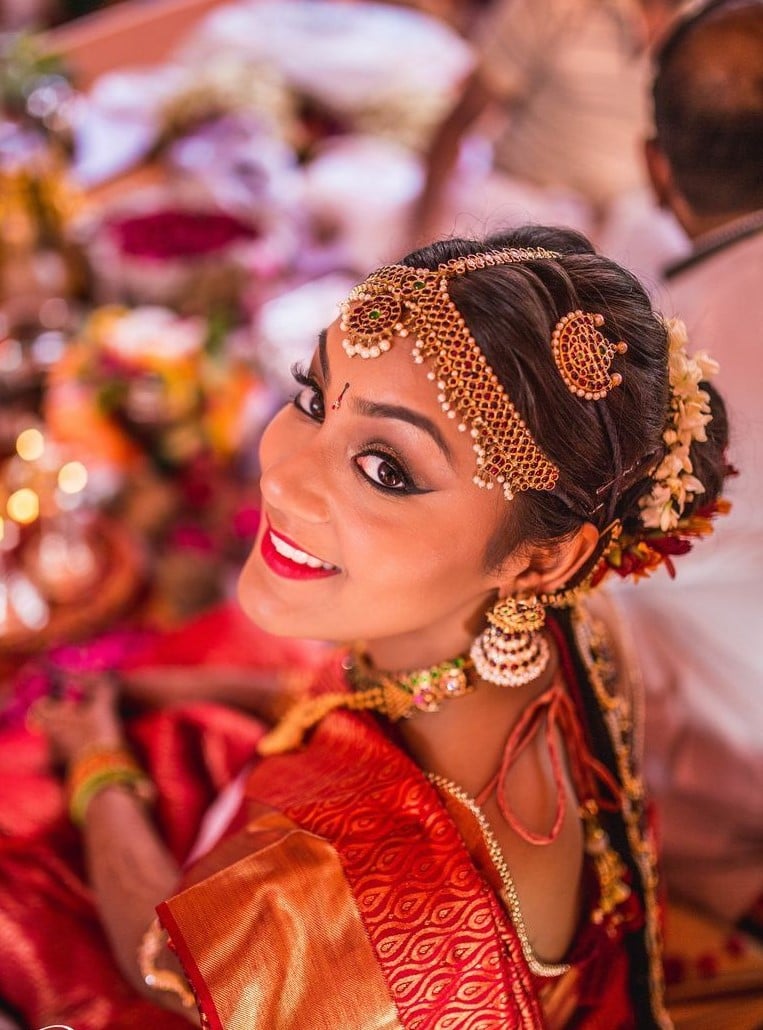 Elaborate Bridal Matha Patti Design