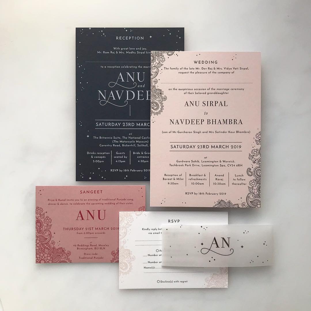 Customised Wedding Invitations