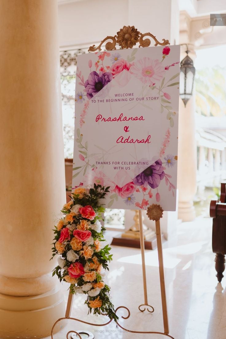 Top 15 Amazing Welcome Sign Ideas for the Wedding Day: